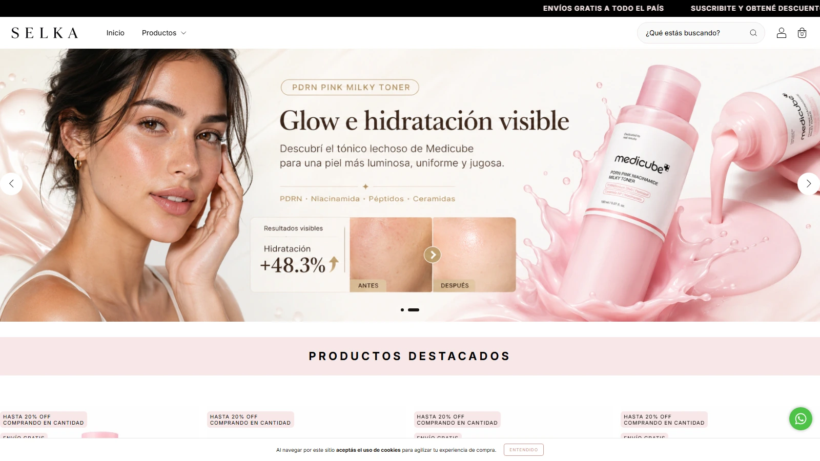 Antes y después — Tiendas Online