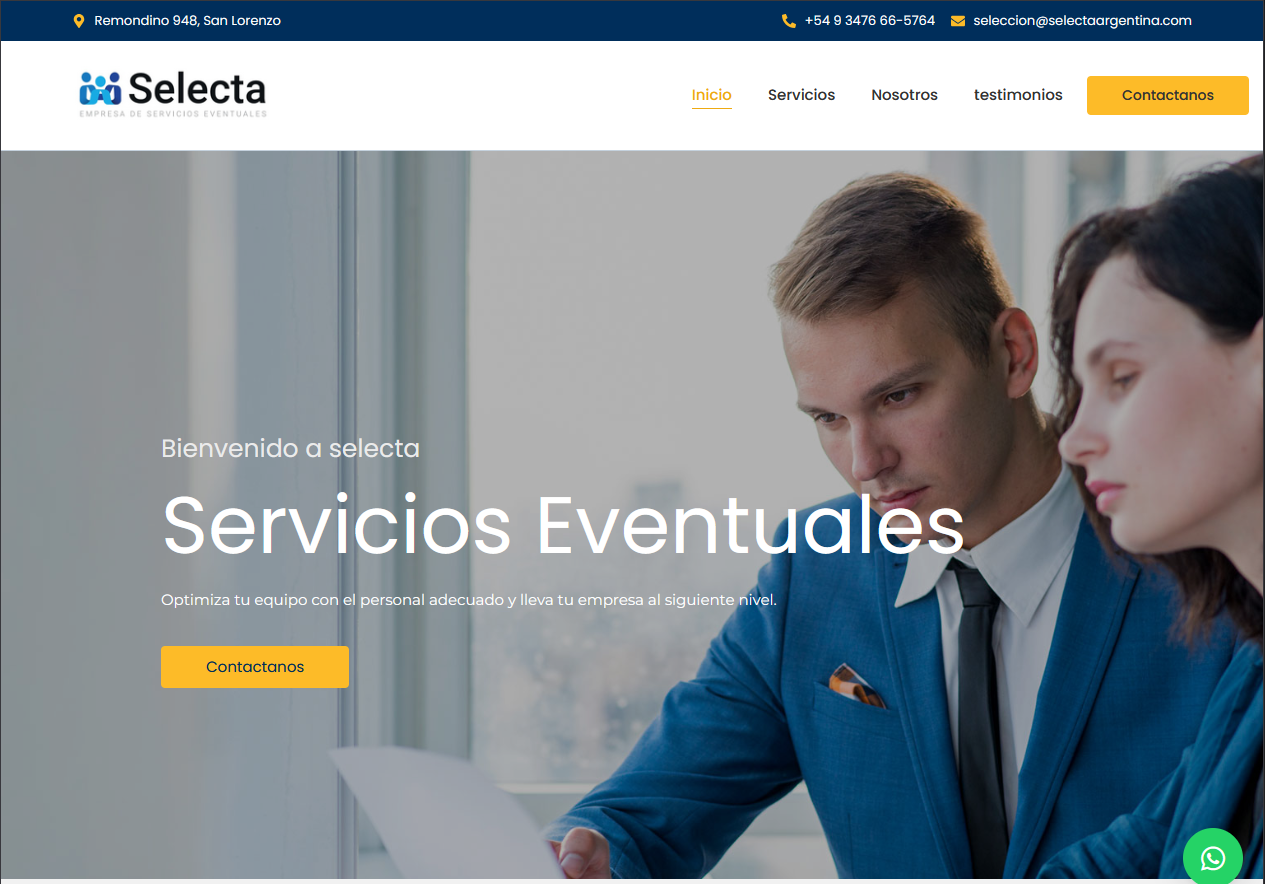 Proyecto Selecta Servicios Eventuales