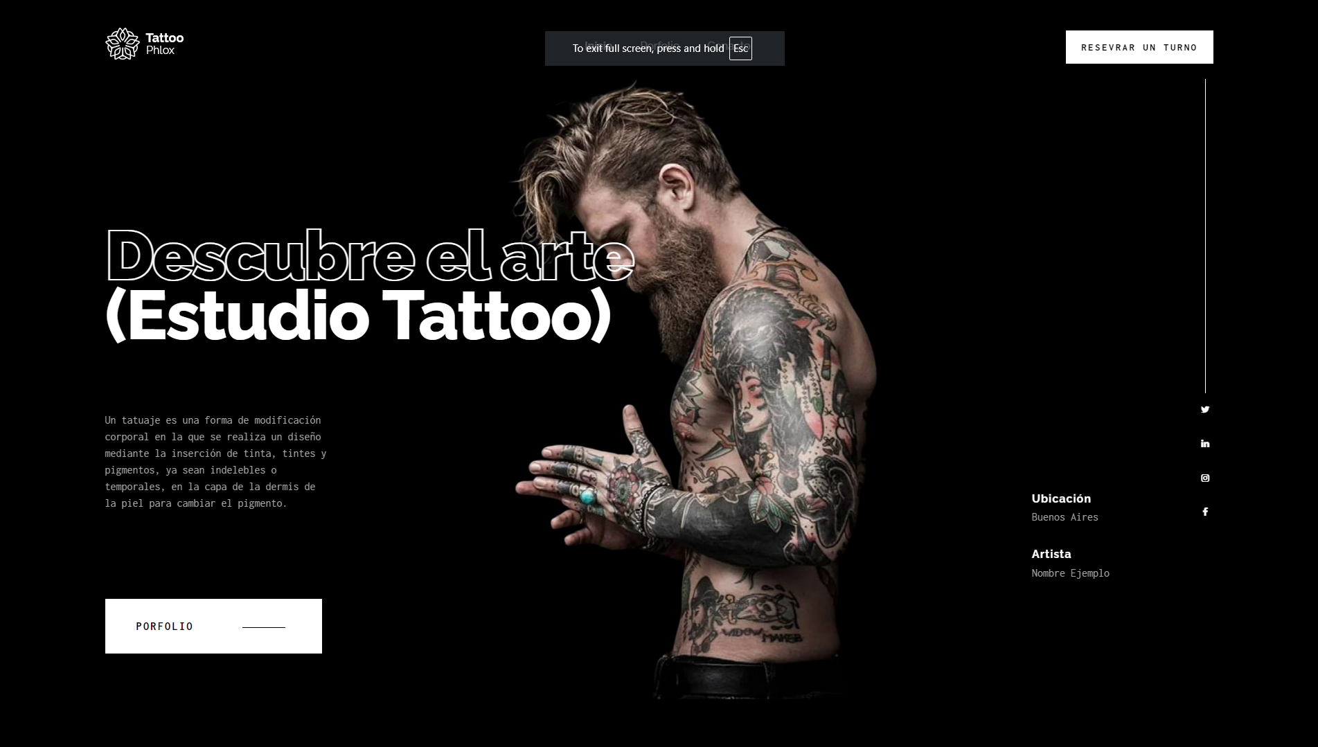 Proyecto Tattoo Phlox